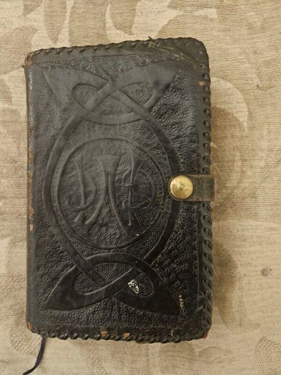 The Priest At Prayer. By E. Escribano. C. M. 1958 Leather Covered Hardback In Poor Condition.  See Photos For Same.