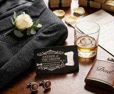 Father of the Groom Stainless Steel Bottle Opener