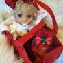 Reborns By Laura.  Christmas Sweetie Pie & Free Gift!! 16inch, Weighted, Mini Reborn Doll. Image 6
