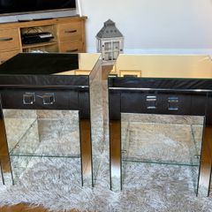 Mirrored Bedside Tables (Next)