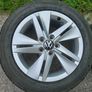 1 x Genuine Volkswagen Golf MK8 16'' Norfolk Alloy Wheel - Delivery Image 2