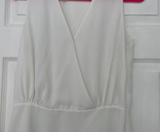Silvian Heach  Ivory Sleeveless Top - Size S