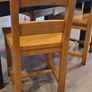 Solid wood dining table and 6 chairs Image 2