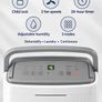 16L Day Dehumidifier with Activated Carbon Filter and Continuous Drainage Image 5
