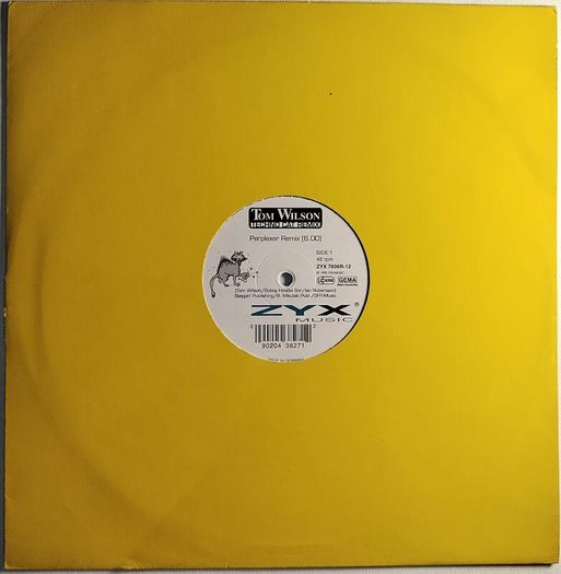 Tom Wilson - Techno Cat (ORIGNAL + Perplexer REMIX!) - ZYX Music Records - GERMAN Pressing! Incl. ORIGINAL Dance Like Yer Dad Mix TOO!