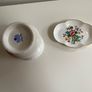 Coalport  Ming  Rose china vase and matching trinket dish. Image 4