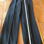 Vintage Grey Pin-striped Trouser Suit - Size 12 Image 7
