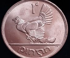 #895 - Ireland - 1968 - One Penny - KM.11 - UNC
