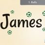 Personalized Name Wall Sticker For Boys / Vinyl Decal (Free Shipping) Image 2