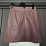 BNWT Pink faux leather mini skirt Image 2