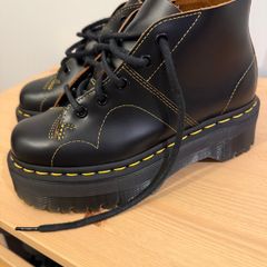 New Dr Martens - Church Quad Leather Platform Monkey Boots