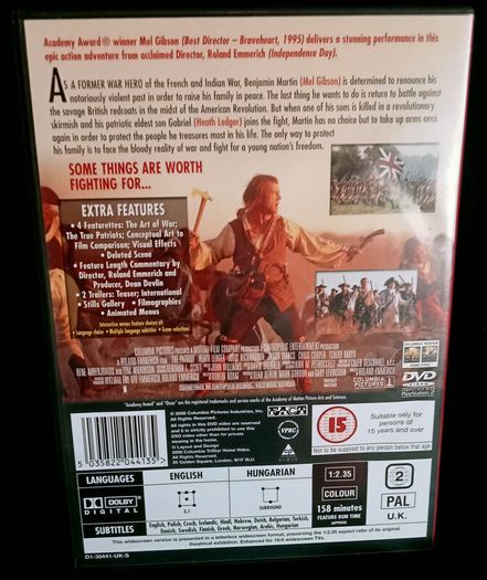 The Patriot (Mel Gibson) (2000) [DVD] Widescreen Edition