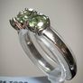 Sterling silver ring 925 with Peridot Image 2