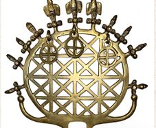 Antique Hittite sun disk