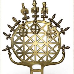 Antique Hittite sun disk