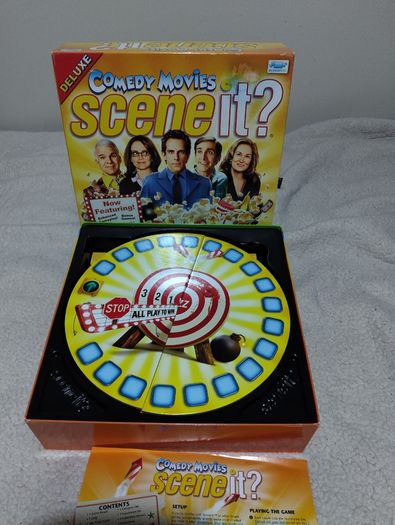 Scene It? Comedy Movies DELUXE EDITION The DVD Board Game