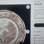 Lovely Brown and White "Americana Style House Ironstone, Large Dinner Plate by J&G Meakin, Staffordshire, Circa 1970, Suitable for Use and Display Image 8