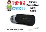 PS Vita 1000 2000 Protective Soft Pouch Cover Case with Strap PSV1000 PSV 2000