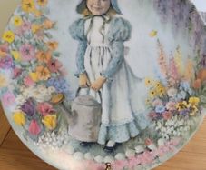 Decorating plate "Mary,Mary"