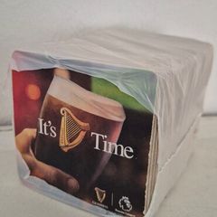 guinness tap + pack of beer mats