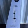 Shower Set 2-in-1 with Thermo Valve | Exposed Square in Matt Black Image 6