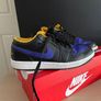 Mens Nike Air Jordan 1 Low "Dark Concord" - 553558 075 - Black Dark Concord Taxi Image 2