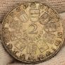 Austria Silver 1930 2 Shillings Coin Beautiful Uncirculated Toned Walther Von Der Vogelweide Image 4