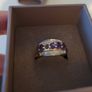 9ct Amethyst and Diamond Vintage Ring Image 3