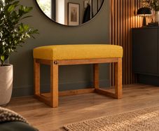 Elegant wooden bench 60x40