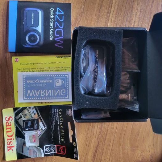 Next Base Dash Cam Model 422gw and Rear Vew Camera