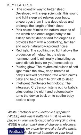 baby night light
