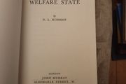 The Welfare State. By D.l. Hobman. First Edition 1953 Hardback In Good Condition. See Photos For Same.