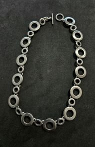 925 Sterling Silver Heavyweight Open Circle Necklace