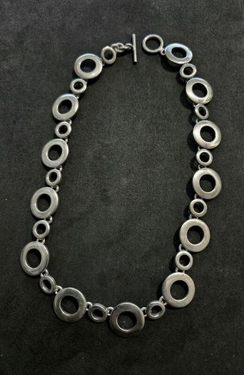 925 Sterling Silver Heavyweight Open Circle Necklace