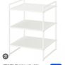 IKEA Jonaxel shelving unit - white Image 2