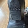 Sendra Vintage Hand-Painted Black Leather Cowboy Boots UK 6 Image 4