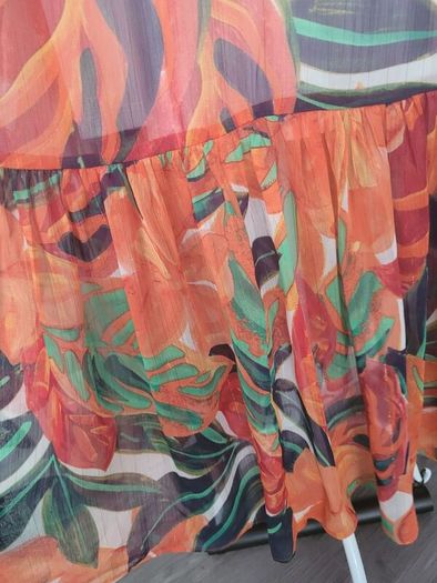 et vous tropical maxi skirt