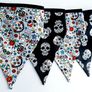 Beautiful Sugar Skulls Bunting/ Day of the Dead Bunting Image 5