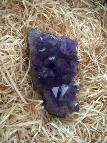 Raw amethyst cluster