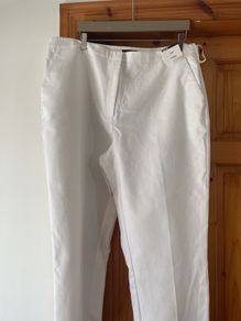 White trousers plus size