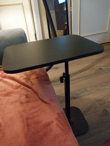 Multi-Functional C-Type Foldable Side Table for Winter, Featuring a Height Adjustment from 40cm to 80Cm,