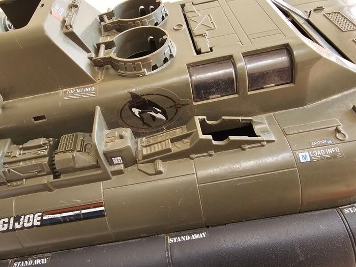 Vintage G.I. Joe Killer W.H.A.L.E. Hovercraft Hasbro 1984