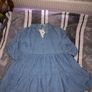 Tiered denim dress Image 4