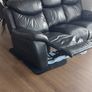 3 Seater Reclining Leather Sofa Image 2