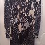 Next Dress in a Black & Cream Abstract Print Image 8