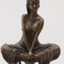 Woman On A Stool - Bronze (Signed) Image 2
