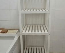 IKEA Wooden Bathroom Shelf Unit