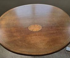 Oval Mahogany Table