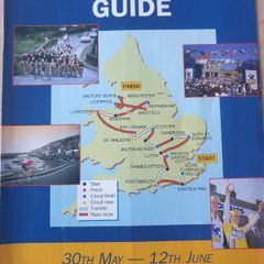 Milk Race Souvenir Guide - race program 1993