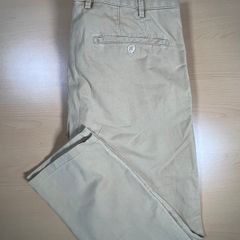 Meyer Mens New York Trousers Beige Chinos Modern Cotton Straight Leg W35 L28
